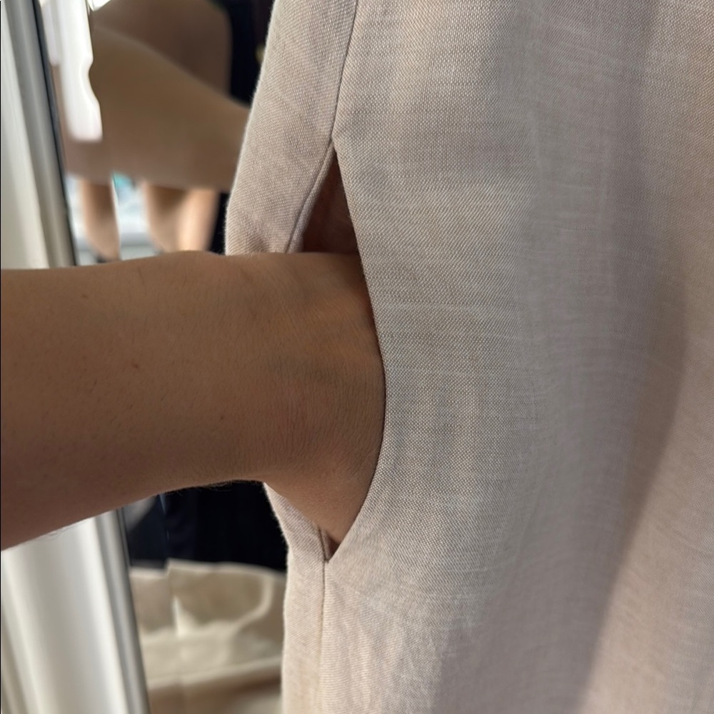 Rosetta Getty Tan jumpsuit Sundress - Picture 7 of 8